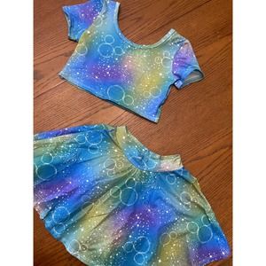 Wild Rich Kids Mickey Mouse Cropped 2 Piece Size 9/10 (size up!)